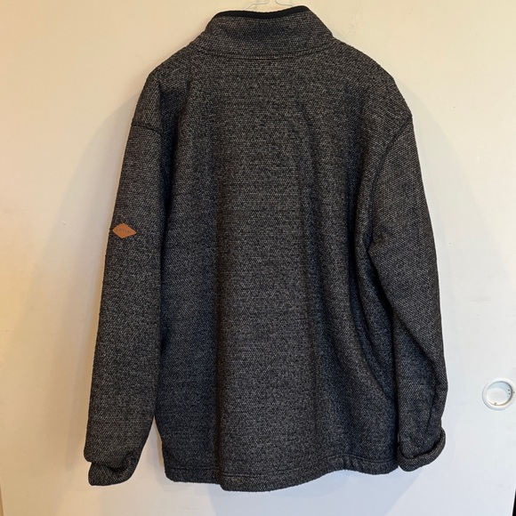 Orvis Men's Charcoal Zip-Up Sweater - Picture 5 of 8